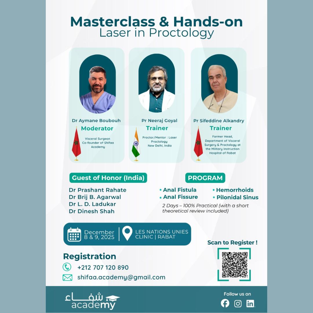 Masterclass in Hands-on Laser Proctology