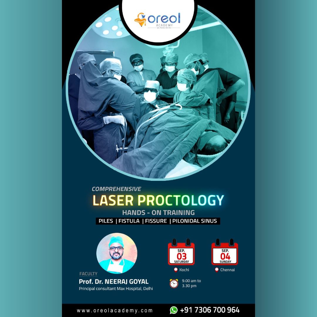 Comprehensive Laser Proctology Hands-on Training