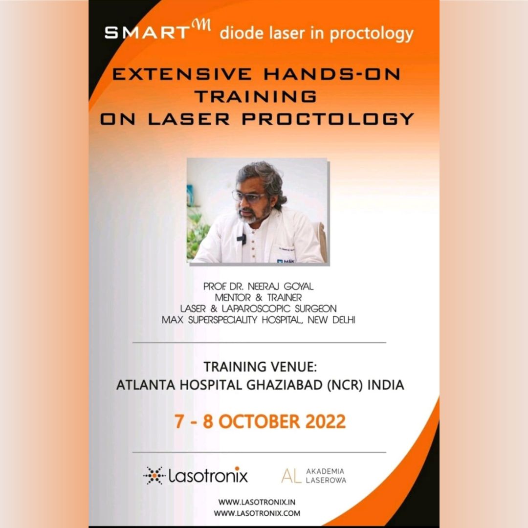 Extensive Hands-on Training on Laser Proctology