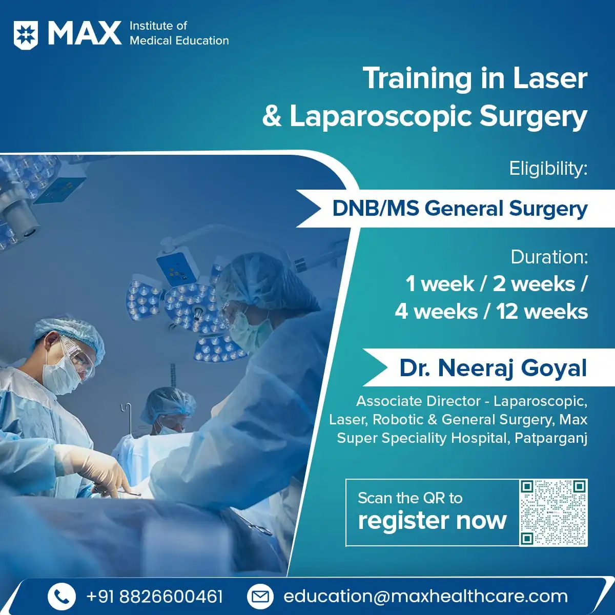 Training in Laser & Laparoscopic Surgery